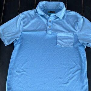 PGA Tour Blue Polo Shirt Classic Design
